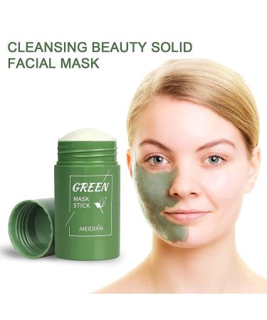 Fenshine 2 Pack Green Tea Clay Stick Mask - Blackhead Remover & Pore Cleansing for All Skin Types - Men & Women - Buy Online on GoSupps.com