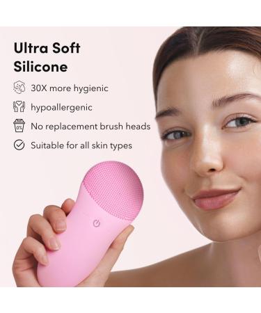 Fancii Waterproof Sonic Facial Cleansing Brush | Rechargeable Silicone Scrubber for All Skin Types - Daily Exfoliation & Massage - Buy Online on GoSupps.com
