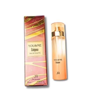 YOU & ME ENIGMA POUR FEMME EAU DE TOILETTE 3.38 FL. OZ. Amber Woody fragrance for women.