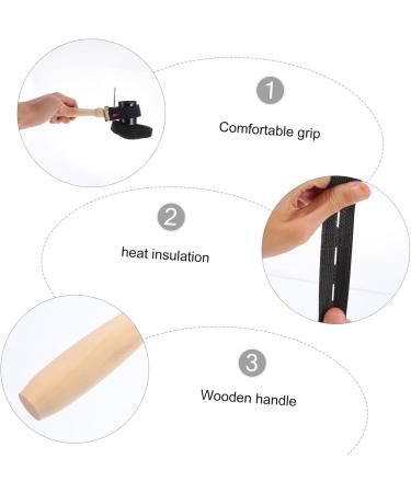 Fomiyes Moxibustion Tool Set - Stainless Steel Rings & Moxa Fastening Frame for Wellness Gifts - International Shipping Available - Buy Online on GoSupps.com