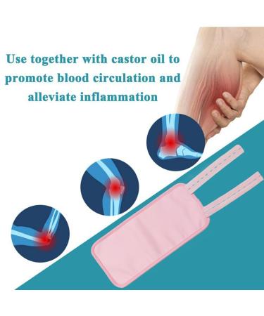 Bio-Rizinus Oil Pack - Natural Reusable Castor Oil Wrap for Sleep Knee Support & Vision Aid | Waterproof Essential Oil Package - Buy Online on GoSupps.com