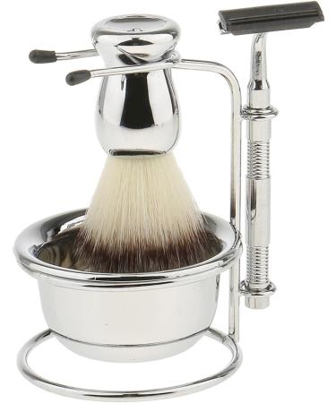 Seasaww Men's Beard Care Set & Wet Shaving Set | Premium Brush & Safety Razor for Grooming Excellence - Buy Online on GoSupps.com