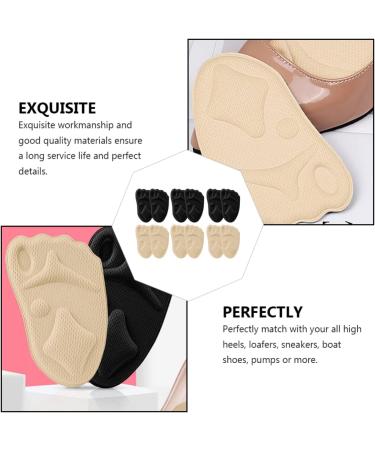 Beaupretty 6 Pairs Sponge Metatarsal Support Pads - Anti-Slip High Heel Insoles for Women | Soft Mesh Forefoot Cushion for Ultimate Comfort - Buy Online on GoSupps.com