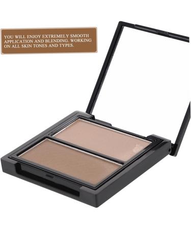 Poudre Ombrer Bicolore Palette Compacte pour Contouring et Illumination Visage Maquillage Professionnel Mariage Usage Quotidien - Buy Online on GoSupps.com
