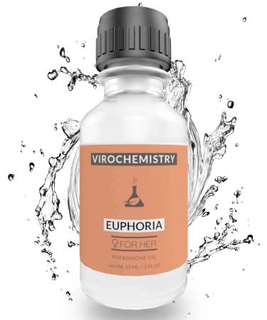 Pheromones For Women (EUPHORIA) - Elegant Ultra Strength Organic Fragrance Body Perfume Oil 15mL Concentrate Human Grade Pheromones to Attract Men  - Buy Online on GoSupps.com