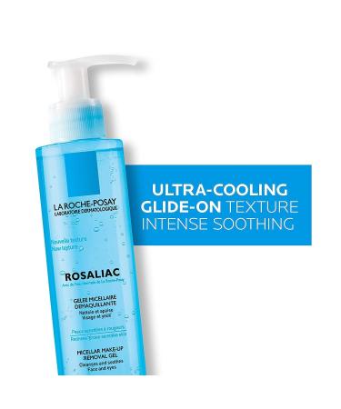 La Roche-Posay Micellar Face Cleanser Micellar Gel for Sensitive Skin Prone to Redness with Glycerin & Caffeine Cleanser and Makeup Remover Fragrance Free 195 mL - Buy Online on GoSupps.com