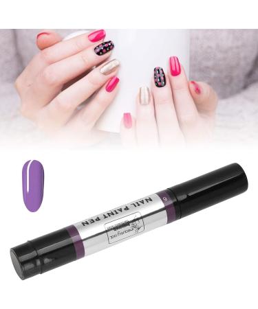 Nail Art Polish Pen Excellent Effect Nail Polish Pen Safe Bright Reliable for Manicurist for Nail Salons(06) - Buy Online on GoSupps.com