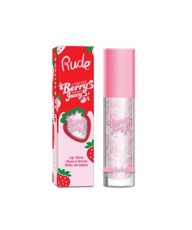 Rude Cosmetics Berry Juicy Lip Gloss - Crystalize for Women - 0.14 oz Lip Gloss