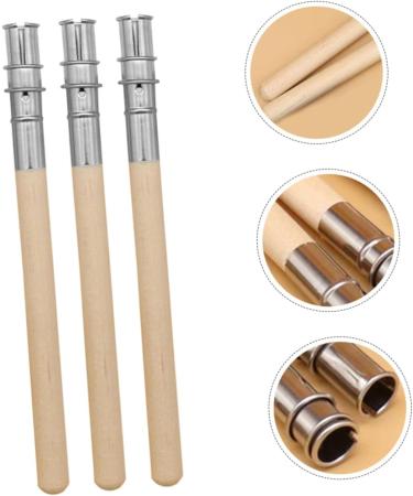 CRILSTYLEO 10pcs Eyebrow Pencil Extender Lengthen Tool Eyebrow Pencil Extension Stainless Steel Pencil Extender Holder Pencil Extender for Artists Extender for Eyebrow Pencils - Buy Online on GoSupps.com