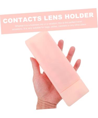 Plafope Pink 8-Style Colored Contact Lenses Travel Case - Portable Lens Care Kit & Accessories for Eye Contacts | 21x7x2.5cm - Buy Online on GoSupps.com