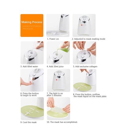 YUYTE 32Pcs Collagen Capsules for Face Mask Machine - DIY Natural Fruit Vegetable Mask Maker for Skin Care - Buy Online on GoSupps.com