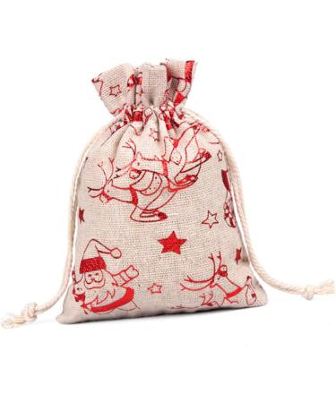 KOMBIUDA 50 Pcs Calendar Chritmas Candy Chrismas Garland Pouch for Christmas Storage Bag Drawstring Size 2 As Shown - Buy Online on GoSupps.com