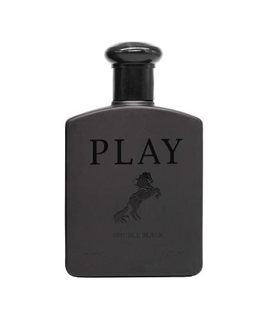 Play Double Black Cologne for Men 3.4oz/100ml (Our Impression of Pool Double Black) Eau de Toilette Natural spray - Buy Online on GoSupps.com
