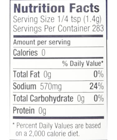 Morton Sea Salt Mill Refill 14 oz Canister - Pack of 2 | Finest Quality Sea Salt Crystals - Buy Online on GoSupps.com