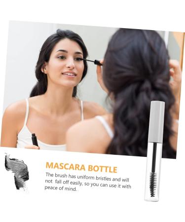 Didiseaon 20 Pcs Eyelash Tube Mascara Bottles Cosmetic Empty Eyeliner Tubes Clear Round Tubing White Plastic - Buy Online on GoSupps.com