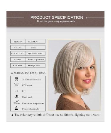 Short Gold Wavy Curly Synthetic Wig for Women | 50s 60s 70s 80s Cosplay - International Shipping - Buy Online on GoSupps.com