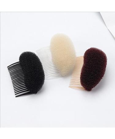 2PCS Sponge Hair Bump Inserts - Volume Boosting Hair Comb Bases for Women - Beige Hair Styling Tools - Buy Online on GoSupps.com