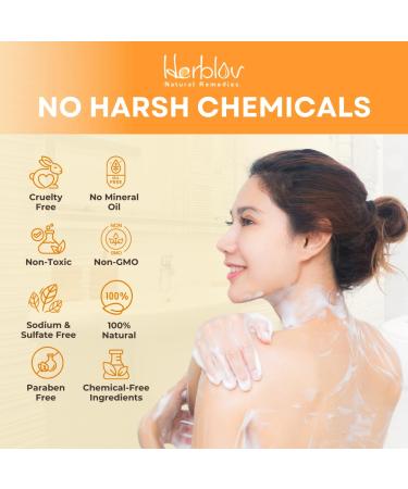 Herblov Kojic Acid Soap for Hyperpigmentation Skin Brightening Kojic Papaya Body Wash Dark Spot Soap Reduces Acne Scars and Evens Skin Tone Turmeric Body Wash for Brighter Glowing Face - Buy Online on GoSupps.com