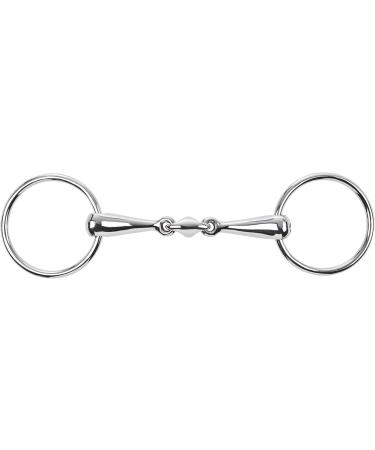 Busse Snaffle Bit Stainless Steel 18 mm - Double Jointed 14.5 for Superior Horse Control | International Shipping Available - Buy Online on GoSupps.com