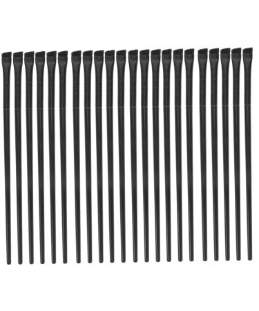 Baluue 24 Pcs Eyeliner Brush Eye Shadow Brush Makeup Brushes Eyeshadow Makeup Eyeliner Brush Black