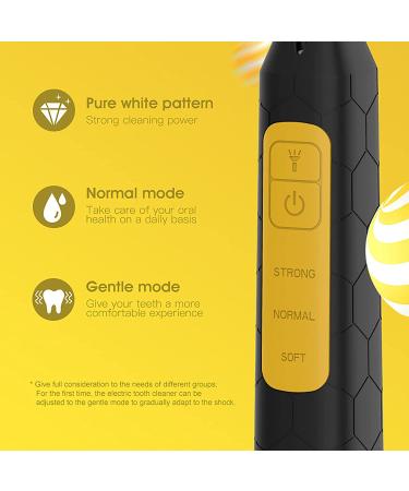 Tooth Cleaner with Mouth Mirror - Adult Teeth Cleaning Tool (Yellow) - Buy Online on GoSupps.com