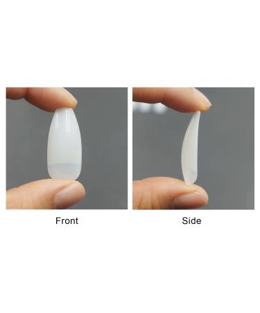 500pcs Ballerina False Nails - Long Coffin Nail Tips Natural Wide Half Cover Includes Box - Perfect for E-Commerce & International Shipping - Buy Online on GoSupps.com