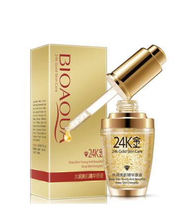 BIOAQUA 24K Gold Essence Collagen Skin Face Moisturizing Hyaluronic Acid Anti-Aging Mask Natural Extract
