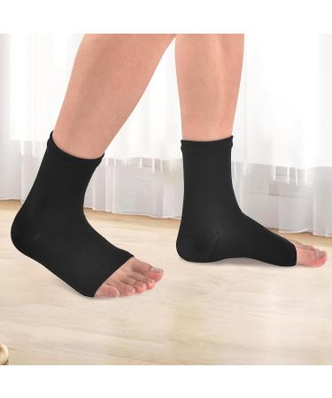 Kitnelw Compression Socks for Women & Men - 4 Pairs Black Compression Stockings for Sports & Travel | L/XL - Buy Online on GoSupps.com