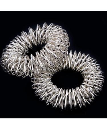 Finger Massage Rings - Sensory Hand Acupressure Therapy | Gold & Silver - International Shipping Available - Buy Online on GoSupps.com