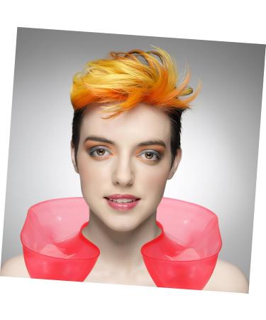 FRCOLOR Pink Neck Tray - Dyed & Ironed Shoulder Pads for Hair Washing Dyeing & Perming - Durable Plastic Tool for International Shipping - Buy Online on GoSupps.com