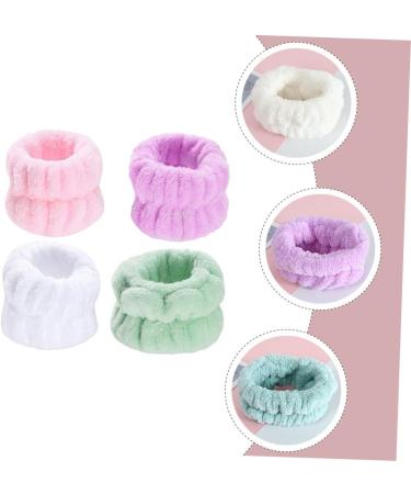 CALLARON 4paires Lot Bracelets Souples Adapt s Au Lavage Facial Et Aux Soins Spa Confortables Et lastiques - Buy Online on GoSupps.com