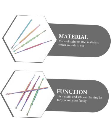 Buy Healvian 3 Sets Ear Cleaning Kit - Stainless Steel Ear Wax Remover & Ear Scraper for Adults - Effective Earwax Cleaning Set - Buy Online on GoSupps.com