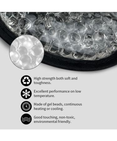 Cooling Eye Mask - Gel Hot Cold Therapy for Puffy Eyes Dry Eyes Headaches Migraines & Dark Circles (2 Pack - Blue & Black - Buy Online on GoSupps.com