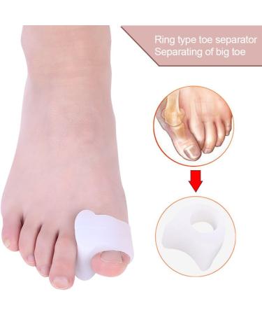 Toe Separators 9 Pcs Hallux Valgus Corrector & Bunion Protector Kit for Pain Relief & Proper Toe Alignment | International Shipping Available - Buy Online on GoSupps.com