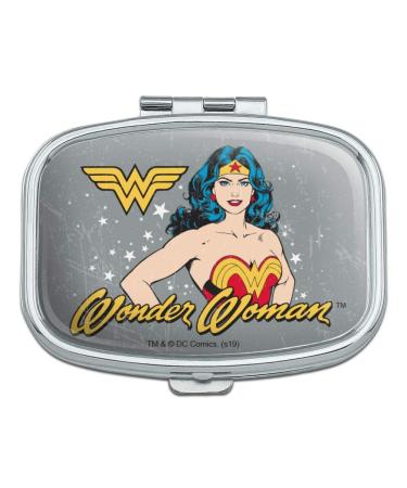 Wonder Woman Vintage Icon Rectangle Pill Case Trinket Gift Box