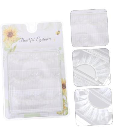 Amosfun 6 Pairs White Eyelashes Women Cosplay Lashes Festival Styles Faux Lashes Cosplay Lashes Band Cosplay Eyelashes Blue Contacts for Eyes Cosplay T Dance Mascara Imitation Prom 3d - Buy Online on GoSupps.com