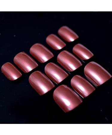 CoolNail Red Wine Square Full Cover False Nails | DIY Salon Quality Artificial Nails for International Shipping - Buy Online on GoSupps.com