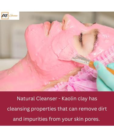 mGanna 100% Natural Rose Clay/Pink Kaolin Clay Powder 454 g / 1 lbs for Skin Tightening Facial Masks Creams Face Masks and Soap Making - Buy Online on GoSupps.com