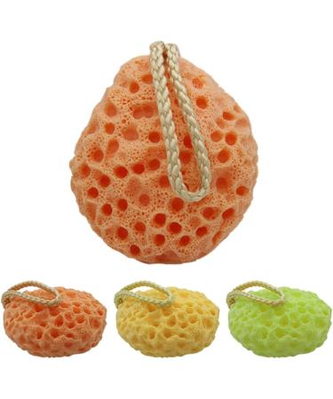 Dove Body Wash Natural Sponge Shower Body Sponge Body Bath Spa Exfoliator Sponge Washing Cleansing Face Puff Scrubber Sponge Soft Cosmetic Sponge (Orange) Bath Sponge Bath Sponge - Buy Online on GoSupps.com