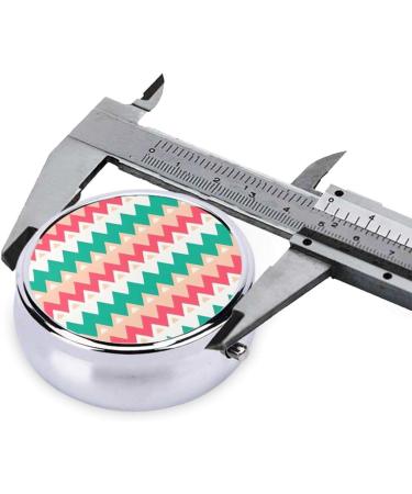 Colour Curve Ripple Chartround Pill Box | 3 Compartment Portable Travel Organizer for Pills - Ideal for Traveling - Buy Online on GoSupps.com