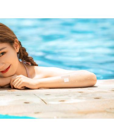 20 Pcs Waterproof Shower Patches - Disposable Breathable Adhesive Bandage for Water Sports | Clear Stretch Stickers for Swimming Surfing & Snorkeling - Buy Online on GoSupps.com