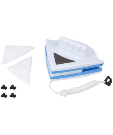 Magnetic Window Cleaner Glass Wiper Magnetic Cleaning Tool Blue White 3