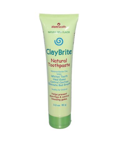 Tpste Claybrite Natural by Zion Health - 4 Oz 2 Pack