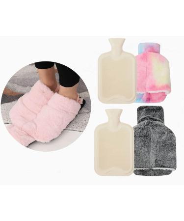 Heat Bottle | Hot Water Bottle for Menstrual Cramps & Foot Warmers | Handheld Hot & Cold Compress for Neck Shoulder & Foot Relief - Buy Online on GoSupps.com