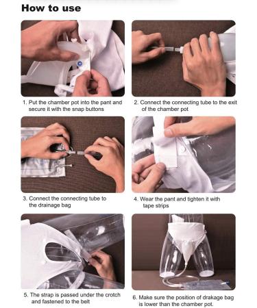 VOCA Male Wearable Urine Bag System 2000mL - Portable & Reusable Incontinence Pants for Men - Buy Online on GoSupps.com