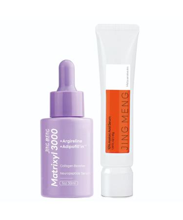 Matrixyl 3000 Argireline Serum 10% Azelaic Acid Serum Plump up Skin Liposomal Retinol Anti Aging Peptides Instantly Lift Firm Collagen Boost Peptides Serum For Face Neck Eyes Breast