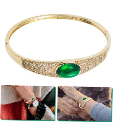 Shop Mobestech Gold-Plated Microge-Paved Zirconia Bracelet Watch for Women | Elegant Copper & Stone Jewelry - International Shipping Available - Buy Online on GoSupps.com