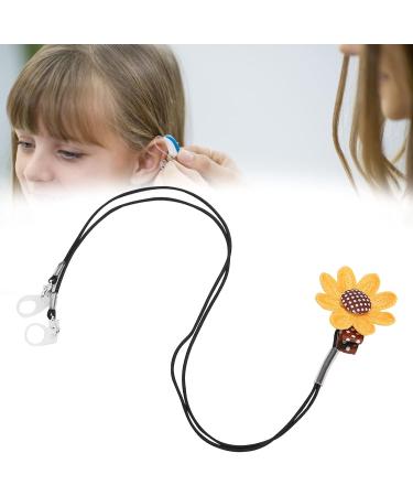 Hearing Aid Lanyard Cute Flower Pattern Clip & Accessories for Portable Hearing Aids | International Shipping Available - Buy Online on GoSupps.com