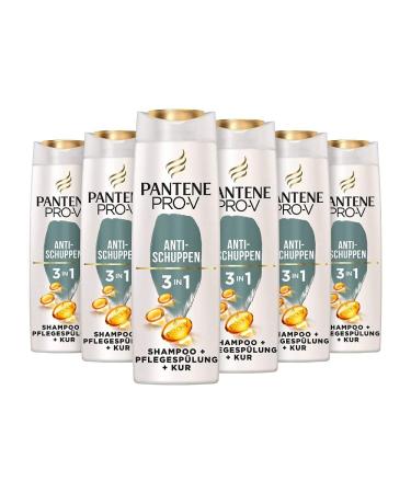 Pantene PRO-V anti-shed 3-in-1 shampoo + care flushing + intensive care pro-V Formula + antioxidants for all hair types 6x250ml