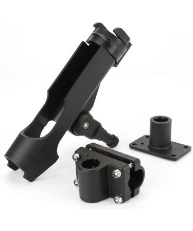 Bekith 2 Pack Adjustable Powerlock Rod Holder with Combo Mount - Black Finish - Buy Online on GoSupps.com